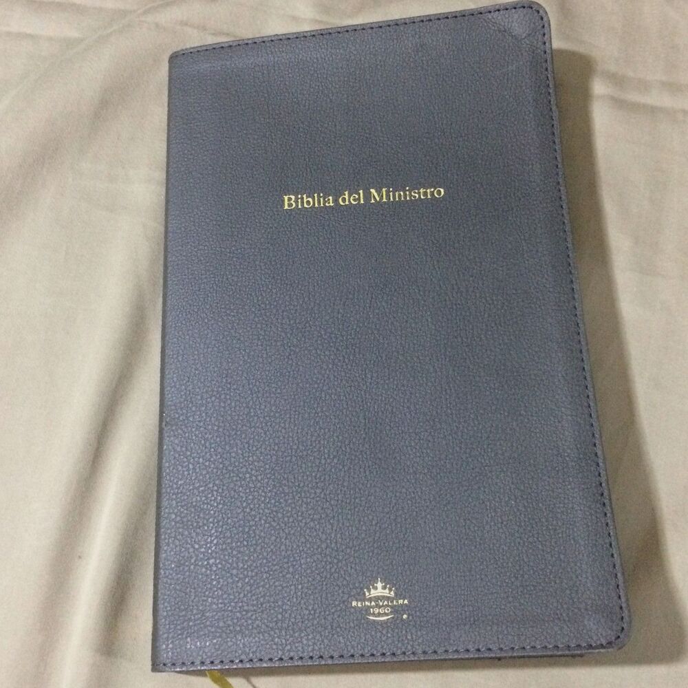 Biblia Del Ministro RVR 1960 Editorial Vida Spanish Ministers Bible Leathersoft